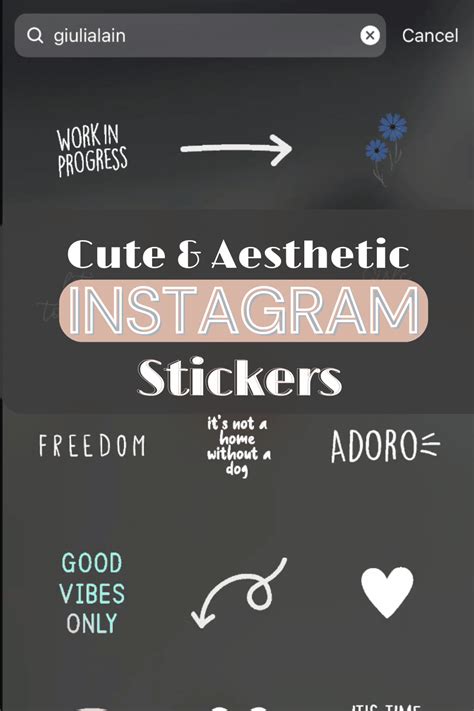 50+ instagram story stickers cute to make your stories more fun