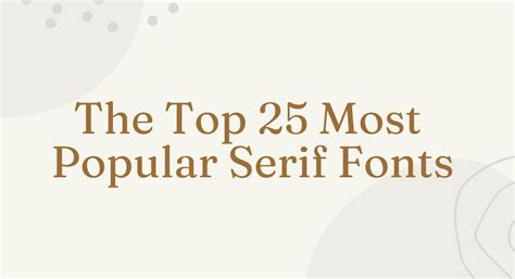 The 25 Best Serif Fonts For Branding To Consider In 2023 | LOGO.com