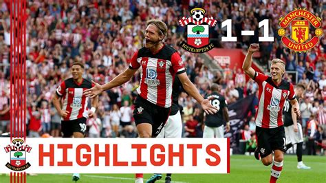 FULL HIGHLIGHTS: Southampton 1-1 Manchester United - YouTube