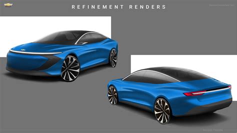 2022 Chevrolet Impala Revival Rendered With Bolt Styling as Model S Competitor - autoevolution