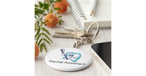 Dental Assistant Keychain | Zazzle