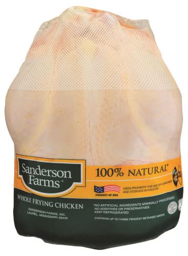 Sanderson Farms Whole Frying Chicken, 1 Lb - Ralphs