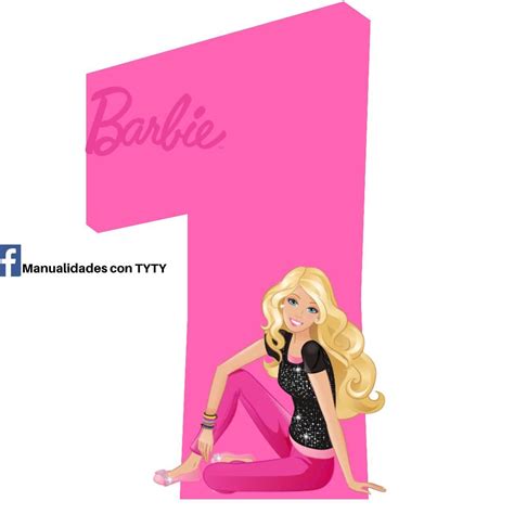 Números BARBIE - Manualidades con TYTY | Facebook