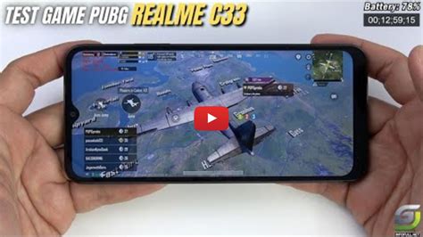 Realme C33 test game PUBG Mobile | Unisoc Tiger T612 - GSM FULL INFO