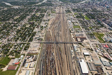 Aerial Photo | CPR Rail Yard, Winnipeg