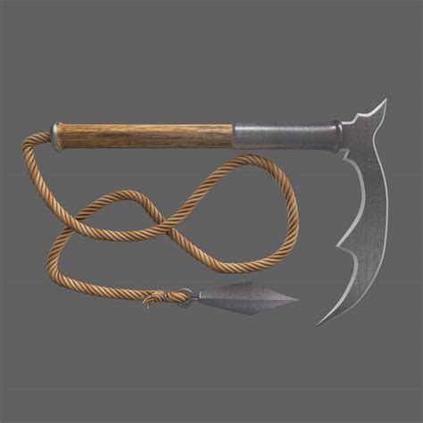 Kusarigama 3D model - TurboSquid 1698476