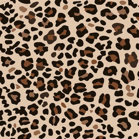 Premium Vector | Seamless pattern leopard skin.