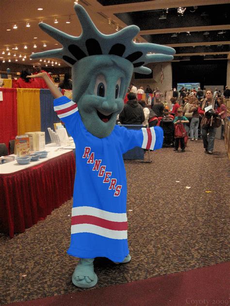 Rangers fans, meet your new mascot! : r/nhl