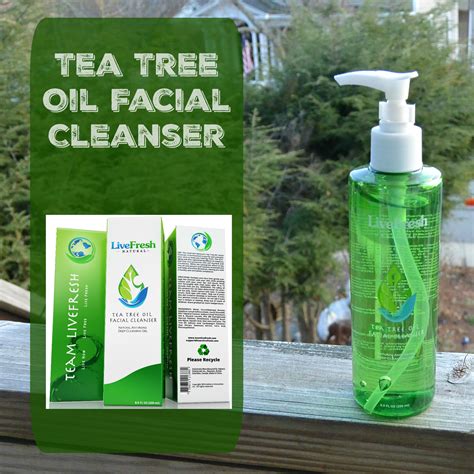 Tea Tree Oil Facial Cleanser #teamlivefresh