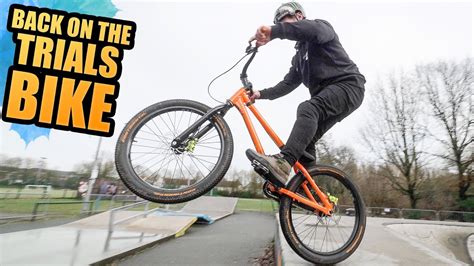 BACK ON THE TRIALS BIKE - URBAN MTB TRIAL RIDING - YouTube