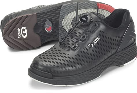 Dexter C9 Lazer BOA Bowling Shoes Black/Grey - BowlerX.com