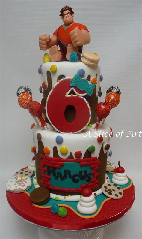 Wreck it ralph cake - Decorated Cake by A Slice of Art - CakesDecor