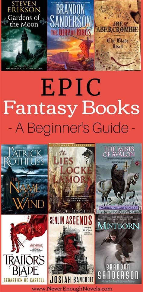 Fantasy Book Recommendations – Never Enough Novels in 2020 | Fantasy books, Epic fantasy books ...