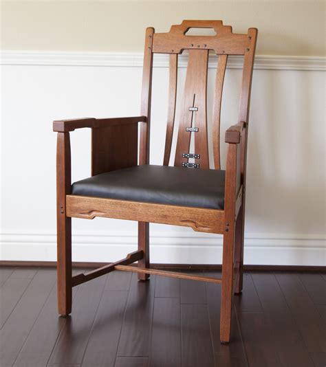 Gamble House Living Room Arm Chair | Craftsman chairs, Craftsman style furniture, Craftsman ...