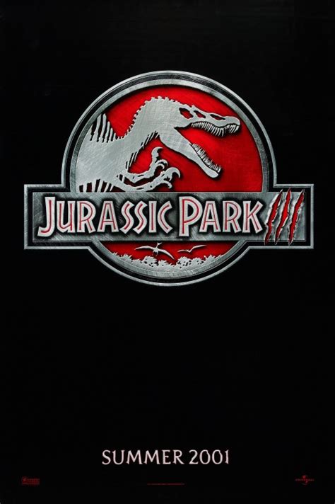 Jurassic Park III Movie Poster (#1 of 3) - IMP Awards