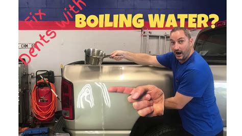 Remove Dents With Hot Boiling Water! DIY. Dent Force Paintless Dent Repair Merritt Island - YouTube