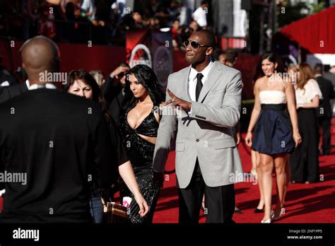 Kobe Bryant and Vanessa Bryant arrive at the ESPY Awards on Wednesday ...