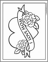 Printable Coloring Pages For Mom sketch template