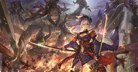 Fate Series Fate Grand Order Miyamoto Musashi P HD wallpaper | Pxfuel