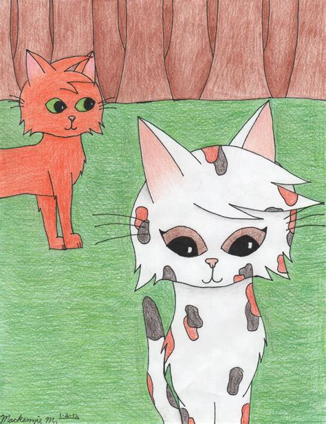 Spottedleaf and Firepaw by MackCat2118 on DeviantArt