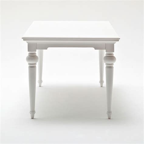 Provence 71" Rectangular Dining Table - Pure White | DCG Stores