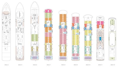 Seven Seas Voyager Deck Plans | CruiseInd