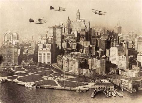 1920s Lower Manhattan Skyline | Nyc history, Vintage new york, New york ...