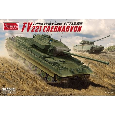 Amusing Hobby 35A042 1:35 British heavy tank FV221 Caernarvon Model Military Kit