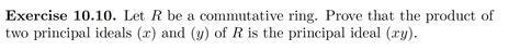 Solved Let R be a commutative ring. Prove that the product | Chegg.com