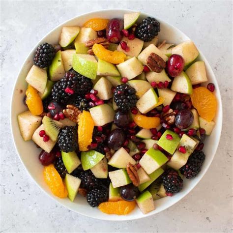 Fall Fruit Salad - Hint of Healthy