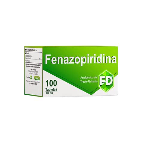 Fenazopiridina FD - Laboratorios Fardel