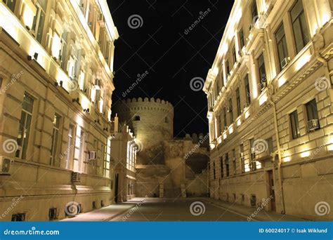 Old Town Architecture, Baku, Azerbaijan Stock Image - Image of ...