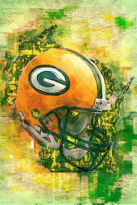 Green Bay Packers Painting by Jack Zulli