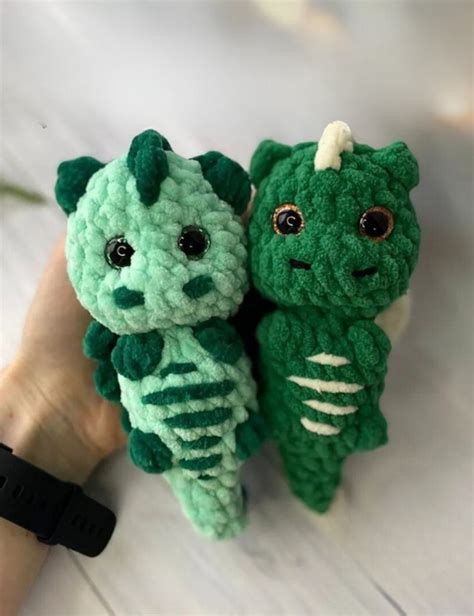 Free Crochet Dragons Keychain Pattern For Kids - Clairea Belle Makes