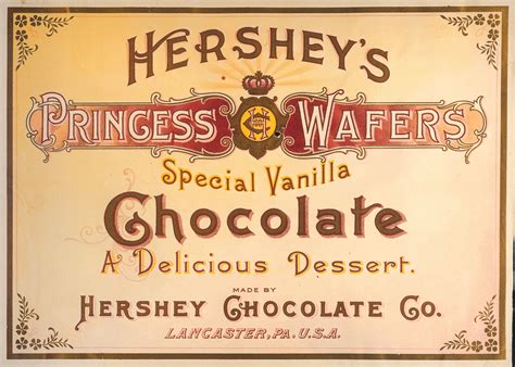 Hershey label, c. 1900 Hershey Candy, Hershey Chocolate, Chocolate Shop, Chocolate Desserts ...