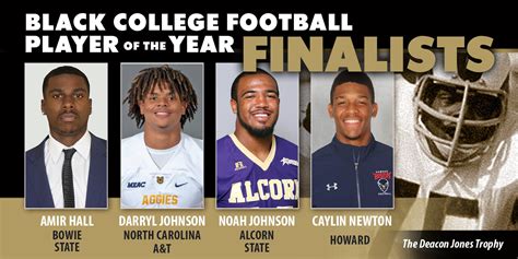 Four finalists named for Black College football player of the year ...