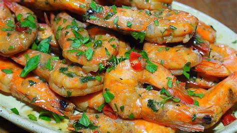 BUTTERED SHRIMP | GARLIC BUTTERED SHRIMP - YouTube