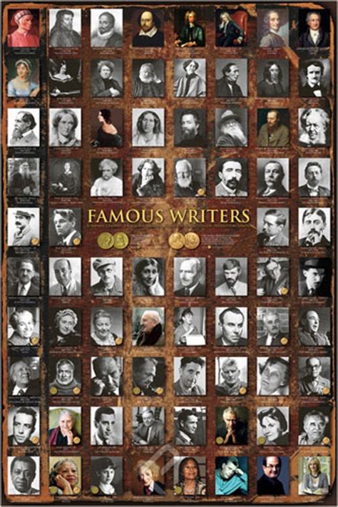 Famous Writers - Athena Posters