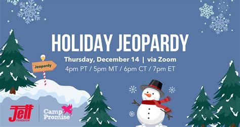 Game Night: Holiday Jeopardy - Jett Foundation