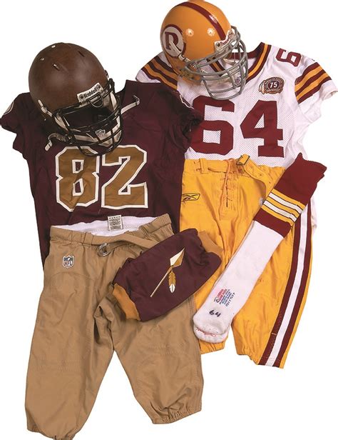 Washington Redskins Game Worn Throwback Collection (5)