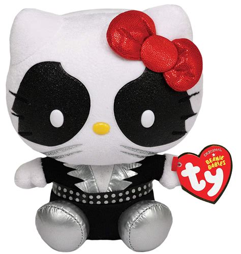 TY Beanie Boos - Kiss Rock Band Catman Hello Kitty Small 6" Plush - Walmart.com