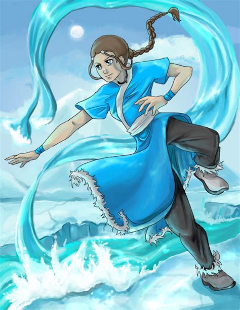 Waterbending Katara by animatey on DeviantArt