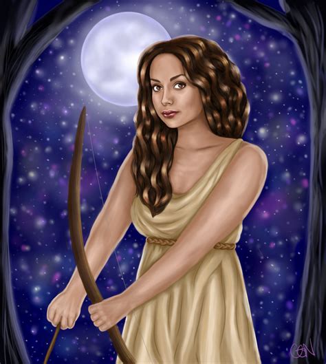 Artemis, Greek goddess of the Hunt by cosmic-shekinah on DeviantArt