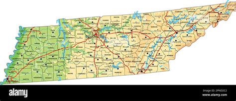 Tennessee Road Map TN Road Map Tennessee Highway Map, 49% OFF