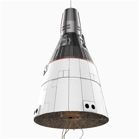 gemini space capsule orbital 3d model