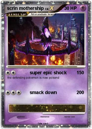 Pokémon scrin mothership - super epic shock - My Pokemon Card