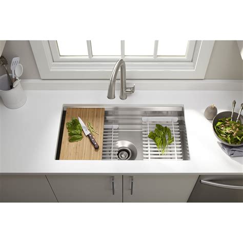 Kohler Prolific 33" x 17-3/4" x 11" Undermount Single Bowl Kitchen Sink ...