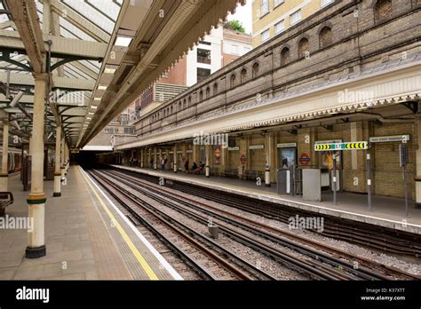 High Street Kensington Underground station in London Stock Photo - Alamy