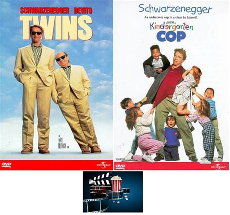 Arnold Schwarzenegger Comedy Double Feature Kindergarten Cop & Twins 2 ...