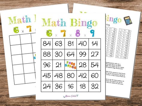 How to Make a Math Bingo Game to Help Kids Learn Arithmetic